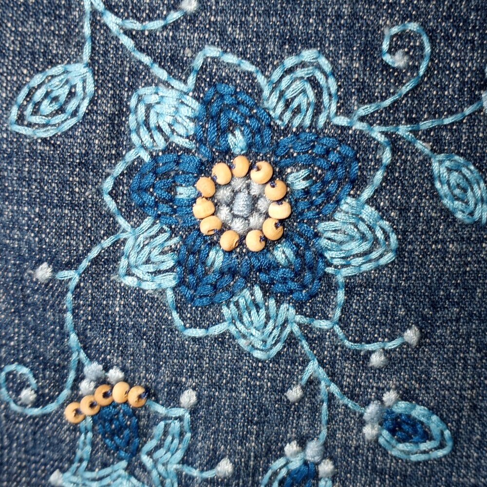 'Jeans by Rafaella' Embroidered Size 12 NWT - Picture 5 of 12